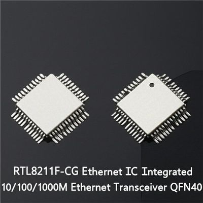 IC Ethernet RTL8211F-CG Tích hợp Ethernet 10/100/1000M Transceiver với Gói QFN40 và Tuân thủ IEEE 802.3