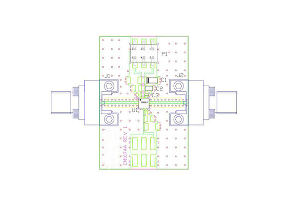 CMD270P3-EVB Giải pháp nhúng Phương tiện băng thông rộng MMIC Phân phối âm thanh thấp Hội đồng đánh giá