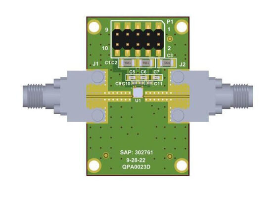 QPA0023DEVB Giải pháp nhúng 6GHz đến 18GHz 1W Driver Amplifier Evaluation Board