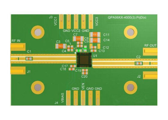 QPA9908EVB01 Giải pháp nhúng 4W Lực lượng tăng cường điện tuyến tính hiệu quả cao