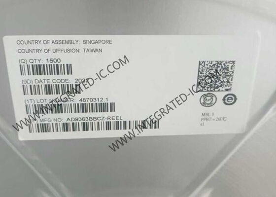 AD9363BBCZ Mô-đun truyền thông không dây 325 MHz đến 3,8 GHz RF Agile Transceiver