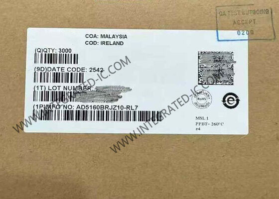 Chip Mạch Tích Hợp Chiết Áp Số AD5160BRJZ10 với 256 Vị Trí, Điện Trở 10 kOhms và Giao Diện Tương Thích SPI