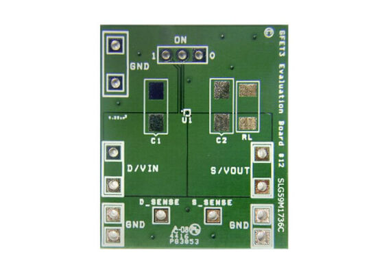 Bảng đánh giá công tắc tải kênh P đơn GreenFET Embedded Solutions SLG59M1736C-EVB
