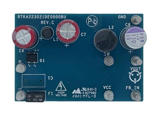 RTKA223021DE0000BU Giải pháp nhúng RAA223021 Bảng đánh giá bộ chuyển đổi Buck điện áp cao