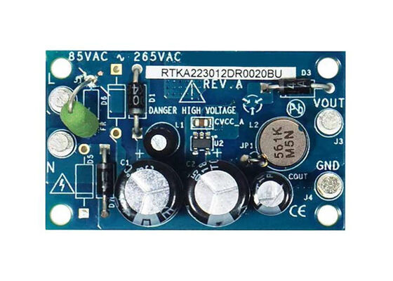 Bảng trình diễn Giải pháp nhúng RTKA223012DR0020BU cho Bộ chuyển đổi Buck điện áp cao RAA223012