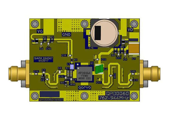 QPD0060EVB02 Giải pháp nhúng 90W 48V 3.6 GHz GaN RF Power Transistor Evaluation Board