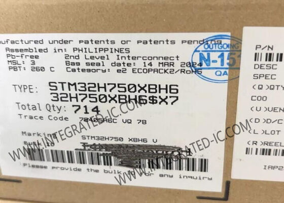 265-TFBGA STM32H750XBH6 IC vi điều khiển ARM Cortex-M7 lõi ​​đơn 32 bit