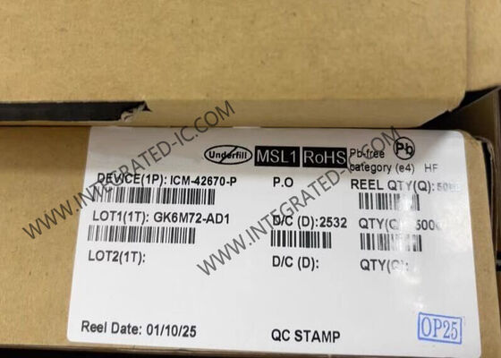 ICM-42670-P Hiệu suất cao 6 trục MotionTracking IMU Sensor IC