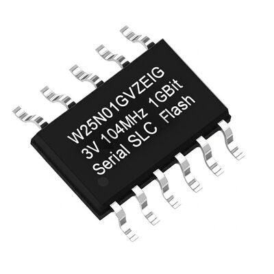Chip IC bộ nhớ W25N01GVZEIG Giao diện SPI 1Gbit 104 MHz SLC Chip bộ nhớ flash NAND