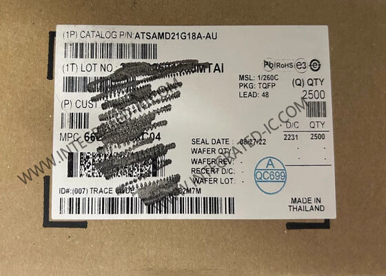 Vi điều khiển ATSAMD21G18A-AU MCU 48MHz hiệu năng cao 32-bit với 256 kB Flash và 32 kB SRAM