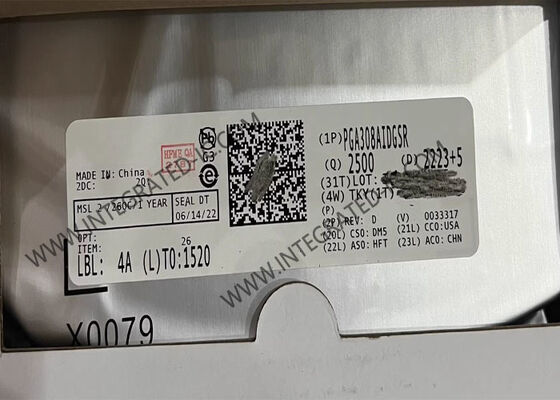 PGA308AIDGSR Sensor IC đơn nguồn cung cấp Auto-Zero Programmable Gain Amplifier với hiệu chuẩn số