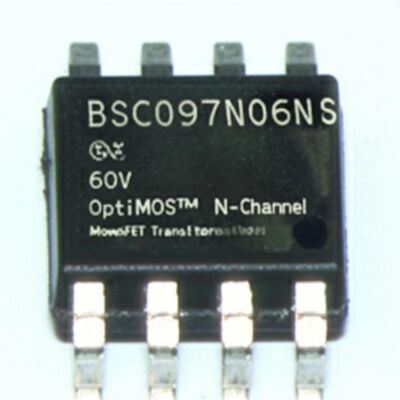 BSC097N06NS 60V MOSFET công suất kênh N với dòng xả 46A Chip mạch tích hợp