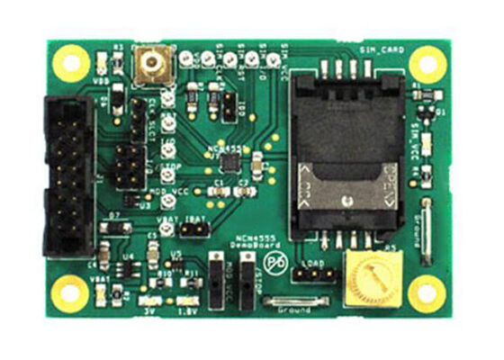 Bảng đánh giá NCN4555GEVB Embedded Solutions Nguồn Cung Cấp và Chuyển Mức Thẻ SIM NCN4555
