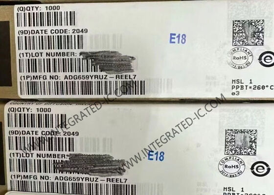 ADG659YRUZ 4-Channel Low Voltage CMOS Analog Multiplexer IC Chip với 75 Ohm trên kháng cự