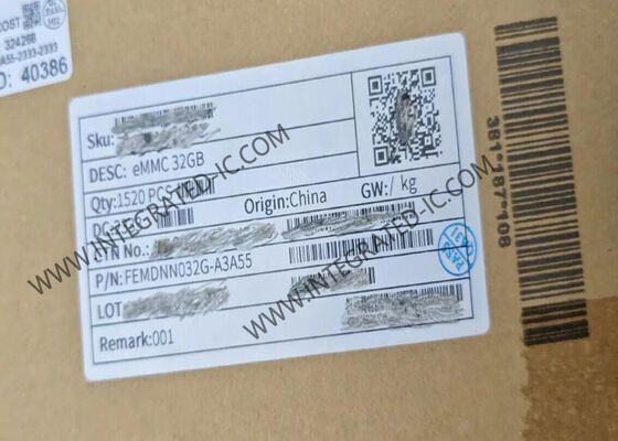 Chip IC bộ nhớ eMMC FORESEE 32GB trong Gói 153-FBGA với Tốc độ Truyền Dữ liệu 400MB/s