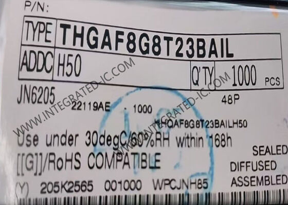 Chip IC bộ nhớ flash 32Gbit UFS NAND với giao diện UFS 2.1 trong gói 153-WFBGA