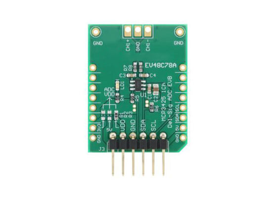 EV48C78A Giải pháp nhúng MCP3425 1Ch Del-Sig ADC Board Evaluation