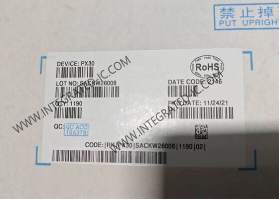 Bộ xử lý AI PX30 Chip Quad-Core ARM Cortex-A35 Bộ xử lý ứng dụng với mã hóa 1080p@60fps