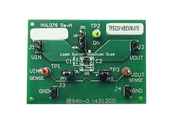 TPS22914BEVM-078 Giải pháp nhúng TPS22914 Load Switch Evaluation Module