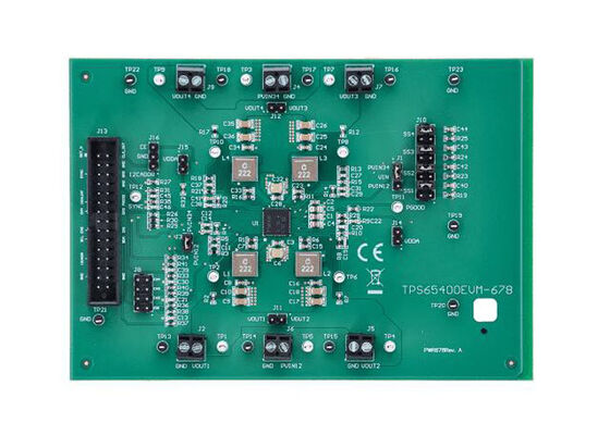 TPS65400EVM-678 Giải pháp nhúng TPS65400 mô-đun đánh giá bộ chuyển đổi Quad đồng bộ