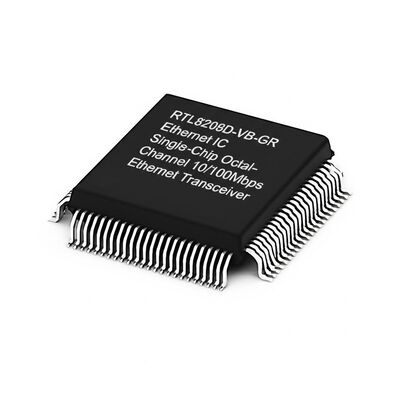 RTL8208D-VB-GR Ethernet IC 8 kênh 8-Port 10/100Mbps Ethernet Transceiver với RS8MII Interface