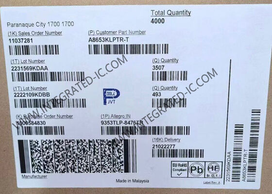 Chip mạch tích hợp A8653KLPTR-T Bộ điều chỉnh Buck đồng bộ với dải điện áp đầu vào từ 4V đến 36V và Điều chỉnh tải từ xa cho Cổng cấp nguồn USB trên ô tô