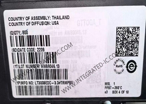 LT3008EDC-3.3 Chip mạch tích hợp 20mA Điện xuất 45V Điện áp đầu vào 3.3V LDO Định hướng tuyến tính