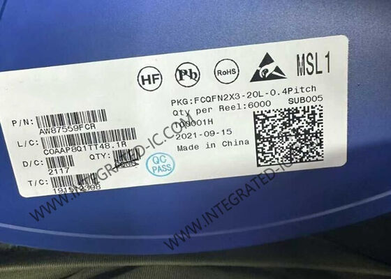 AW87559FCR Chip mạch tích hợp 9V Adaptive Boost TLTR-AGC Smart K Audio Amplifier FCQFN20