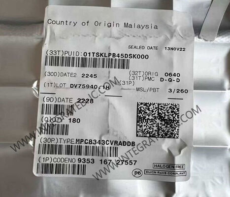 MPC8343CVRADDB Microcontroller MCU 1 Core 32-Bit 266MHz Microprocessor IC trong gói 620-HBGA