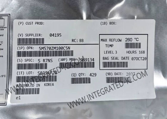 5M570ZM100C5N Field Programmable Gate Array với hiệu suất MAX V 9ns, 570 phần tử logic trong gói TFBGA100