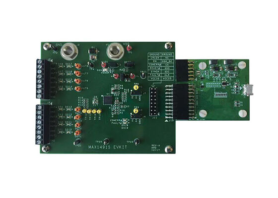 MAX14915EVKIT Giải pháp nhúng 8 kênh High Side Driver Power Management Evaluation Board