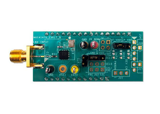 MAX41474EVK Giải pháp nhúng MAX4147X Bộ đánh giá máy thu ISM/SRD dưới GHz VHF/UHF
