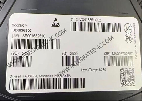 IDD08SG60C 600V 8A CoolSiC Schottky Diode chip mạch tích hợp với dung lượng thiết bị thấp nhất