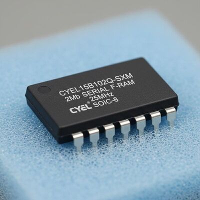 CYEL15B102Q-SXM Memory IC Chip 2Mb Bộ nhớ F-RAM hàng loạt với tần số 25 MHz trong gói SOIC-8