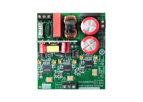 EVLGANSPIN1-3PH Giải pháp nhúng GANSPIN611 STM32G431RB Bảng thiết kế tham chiếu điều khiển động cơ