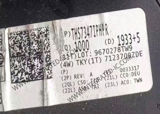 THS7347IPHPR 3-Channel Video Buffer IC với băng thông 550 MHz và Slew Rate 1200V/μs trong gói HTQFP48