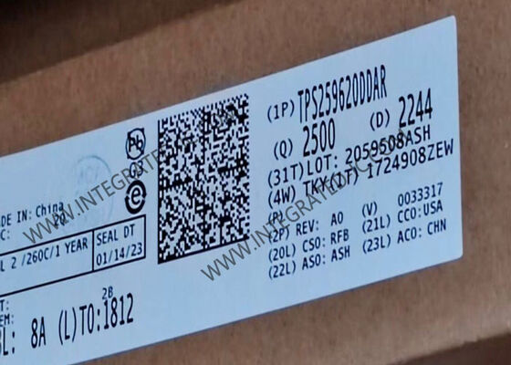 TPS259620DDAR Chip mạch tích hợp eFuse IC với giới hạn dòng điện 2A Phạm vi điện áp đầu vào rộng 2,7V đến 19V và bảo vệ điện áp quá cao