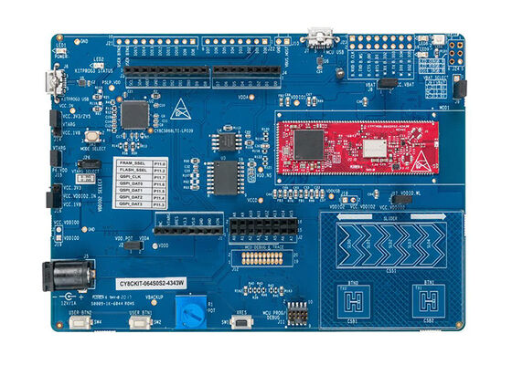CY8CKIT-064S0S2-4343W Giải pháp nhúng 2.4GHz PSOCTM 6 BT 5.0 RF Transceiver Evaluation Board