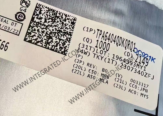 TPA6404QDKQRQ1 Chip mạch tích hợp 45W 4-Channel Automotive Grade Class-D Audio Amplifier