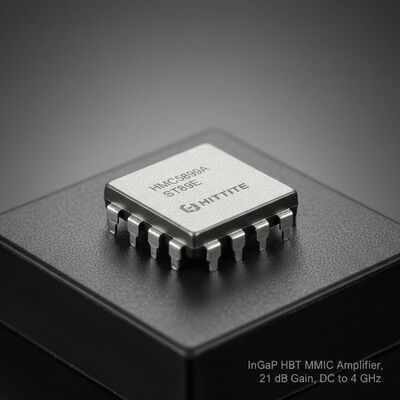 IC HMC589AST89E Chip Khuếch đại MMIC InGaP HBT với Độ lợi 21 dB và Dải tần DC đến 4 GHz