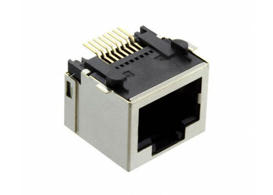634008149821 RJ45 Connector được bảo vệ với kết thúc liên lạc vàng và mặt đất 8P8C Jack Modular Connector