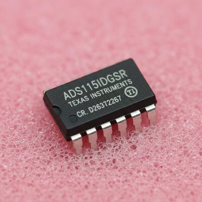 ADS1115IDGSR 16Bit Delta Sigma ADC với tốc độ lấy mẫu 860SPS và giao diện I2C chuyển đổi từ analog sang số
