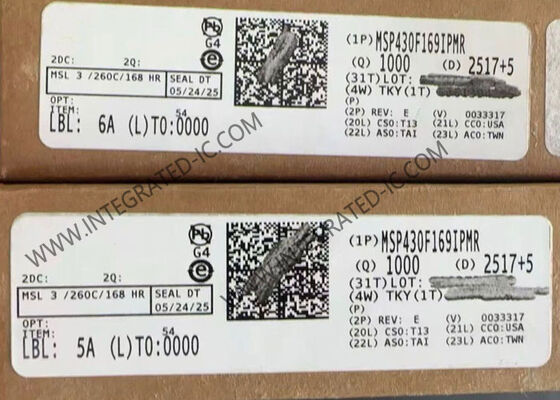 MSP430F169IPMR Microcontroller MCU Ultralow Power 16-Bit 8MHz với bộ nhớ chương trình 60 kB