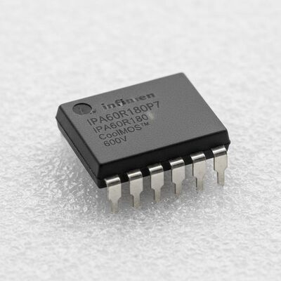 IPA60R180P7 CoolMOS™ Power MOSFET với điện áp cực Source 600V, dòng cực Drain liên tục 18A và điện trở cực Drain-Source 145mOhms