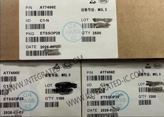 AT7456E Chip mạch tích hợp Động cơ hiển thị màn hình đơn kênh màu với EEPROM tích hợp trong gói TSSOP-28