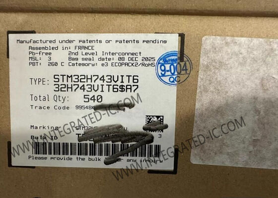 STM32H743VIT6 Microcontroller MCU với 480MHz ARM Cortex M7, 1M x 8 RAM và 168 cổng I / O