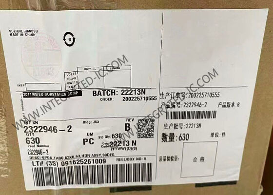 2322946-2 Kết nối 6POS Đầu máy ô tô Đầu máy 90 độ Kết nối dây đến bảng