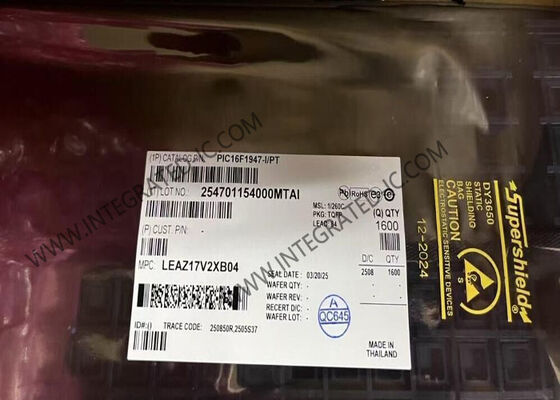 PIC16F1947-I/PT Microcontroller MCU 32MHz 8-Bit PIC XLPTM 16F Microcontroller IC TQFP-64