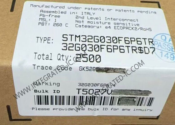 STM32G030F6P6TR Microcontroller MCU Single Core 32KB Flash MCU nhúng TSSOP20