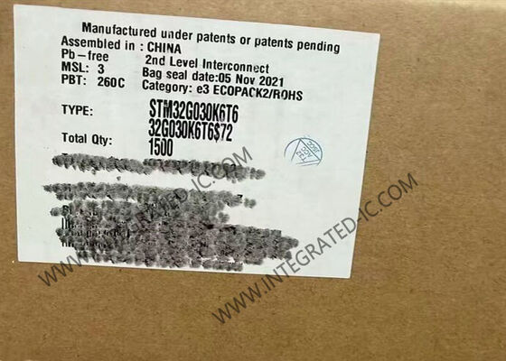 STM32G030K6T6 Microcontroller MCU Hiệu suất cao 32 bit 64MHz Arm Cortex-M0+ Microcontrollers